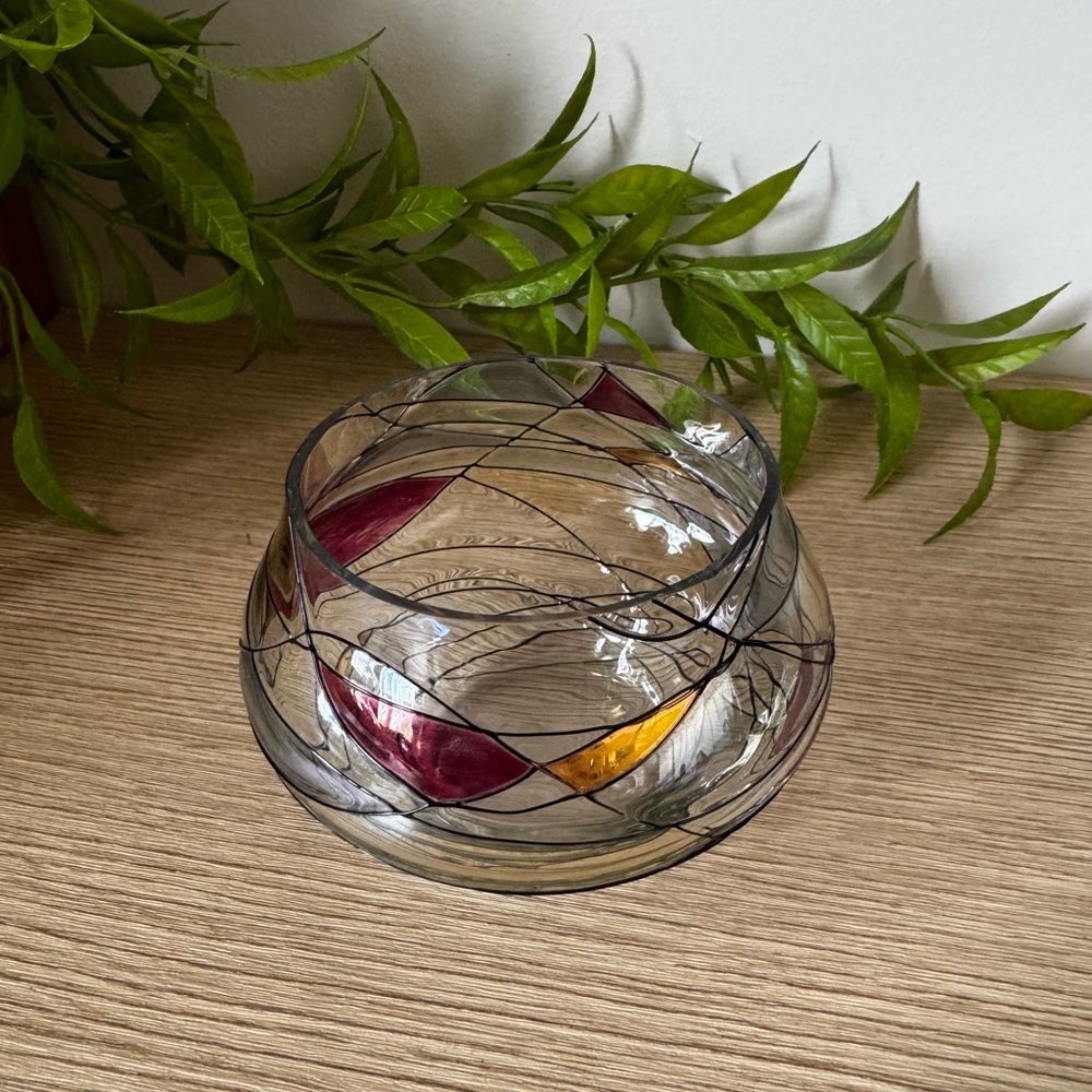 Partylite Stained Glass Tealight Holder